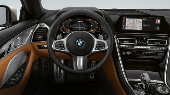 BMW 8er Cabrio M Lederlenkrad mit Schaltwippen